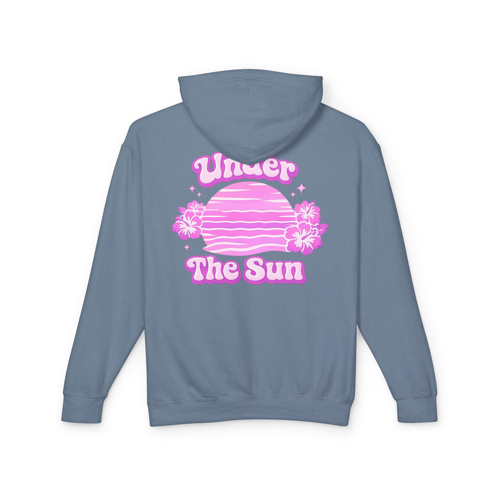 Under The Sun Hoodie Original Palm Pink Style