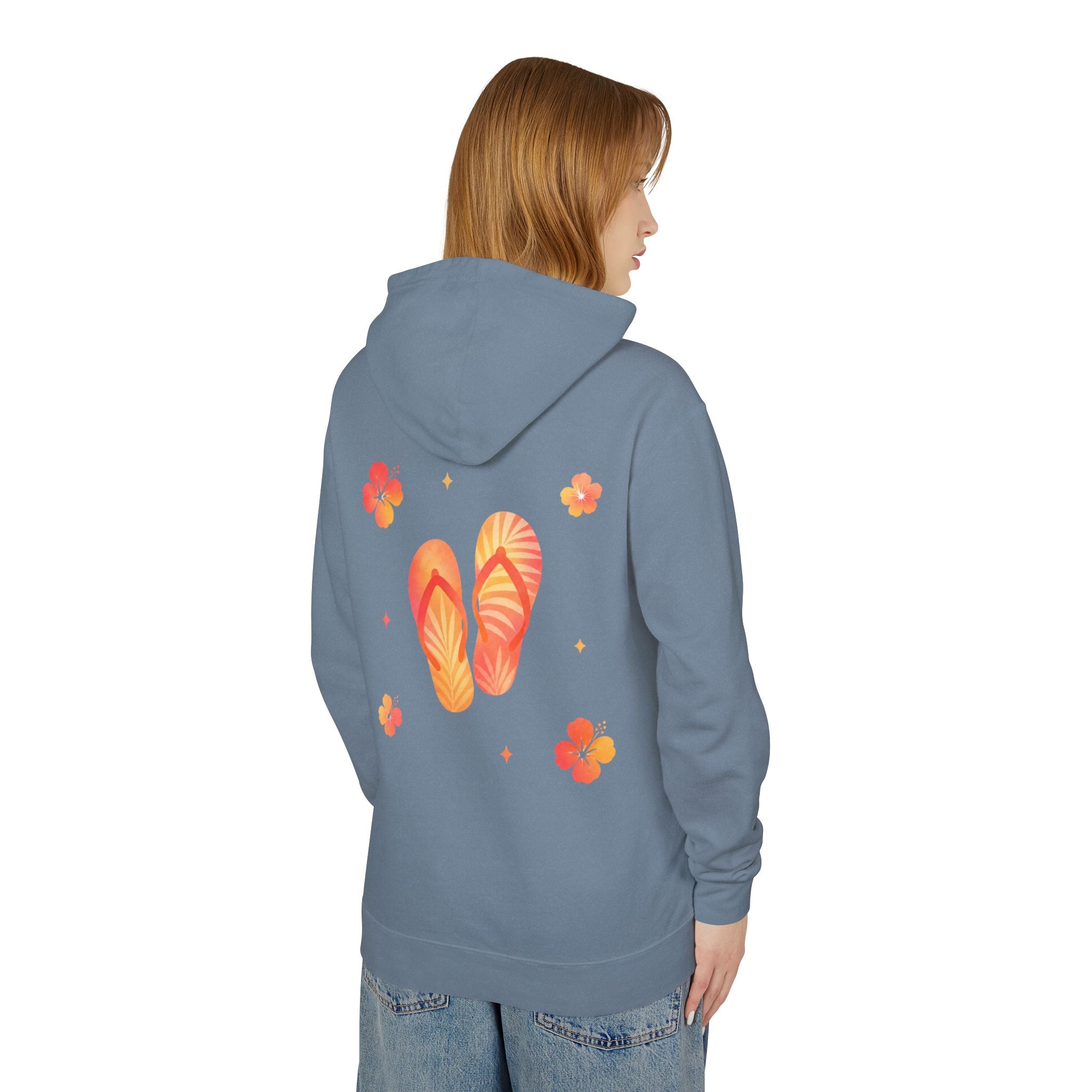 Under The Sun Tropical Flip Flops Hoodie