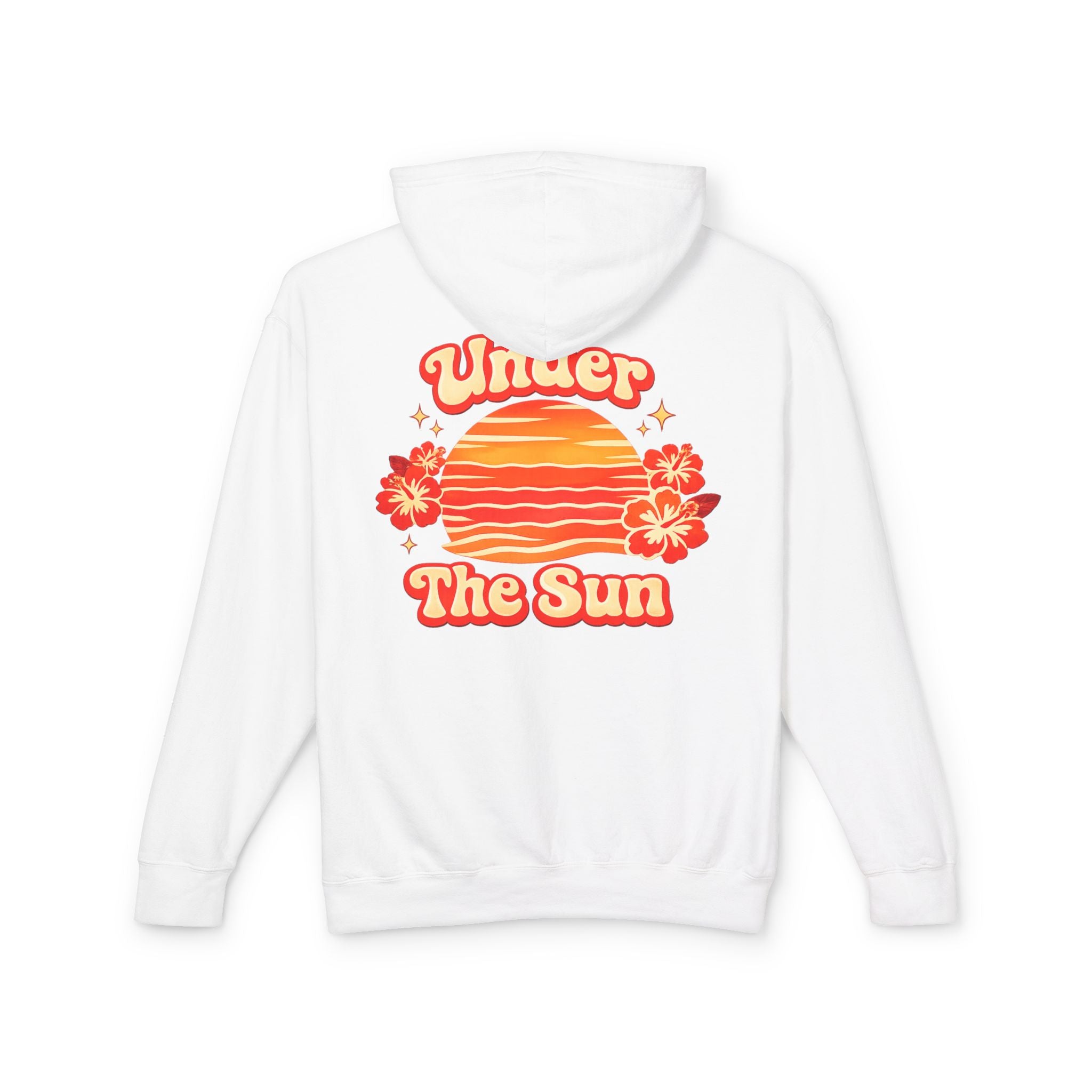 Under The Sun Hoodie Sun Set Red Style
