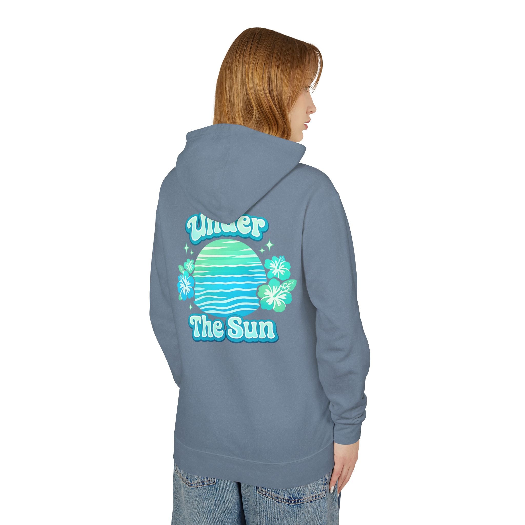 Under The Sun Hoodie Original Seafoam Teal Style