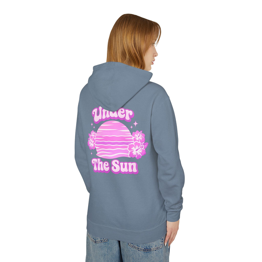 Under The Sun Hoodie Original Palm Pink Style