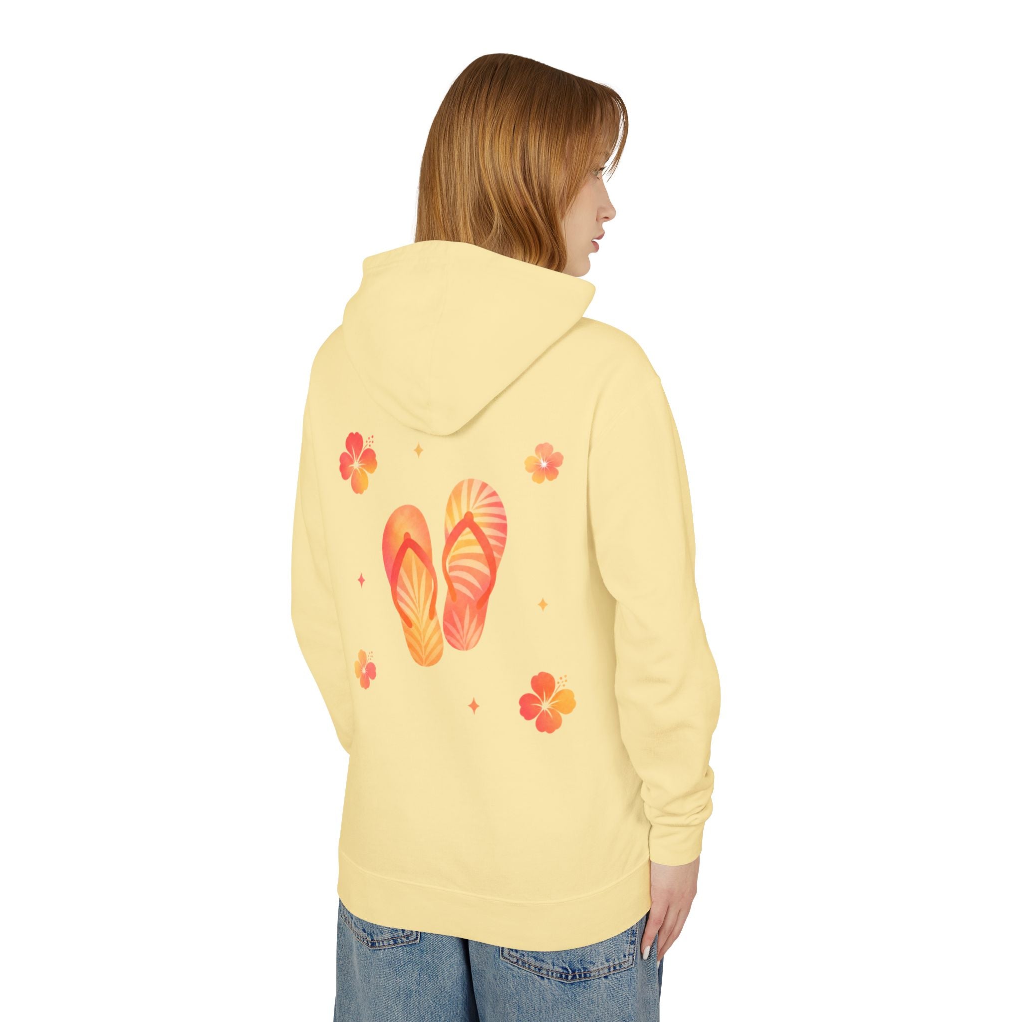 Under The Sun Tropical Flip Flops Hoodie