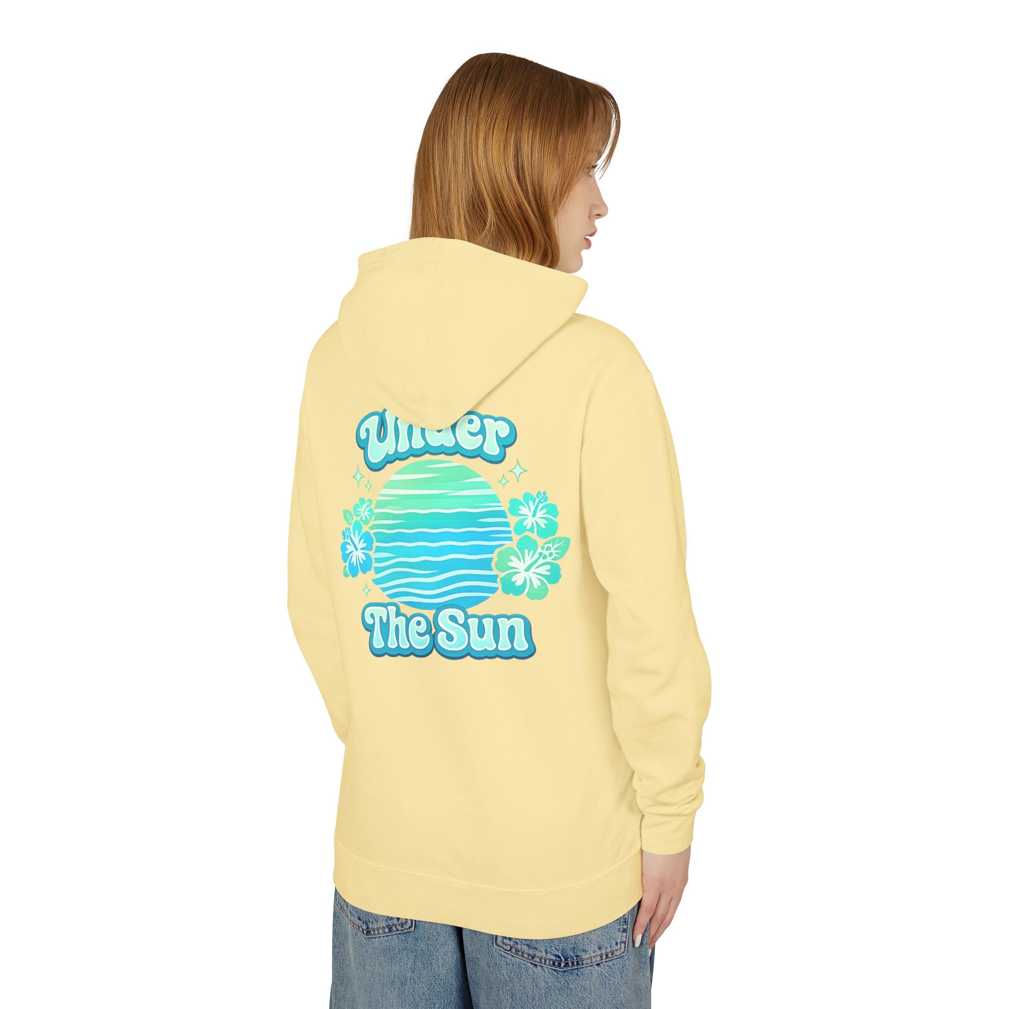 Under The Sun Hoodie Original Seafoam Teal Style