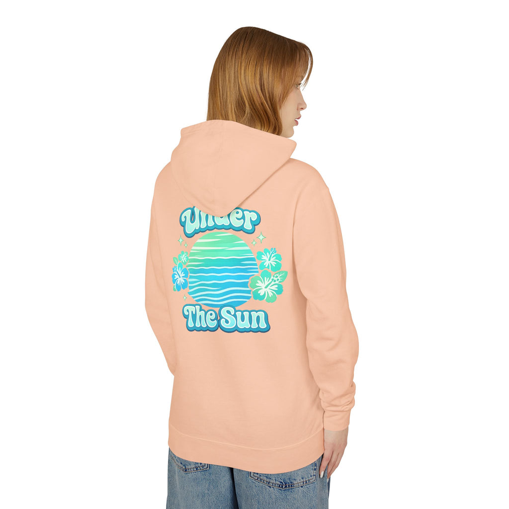 Under The Sun Hoodie Original Seafoam Teal Style
