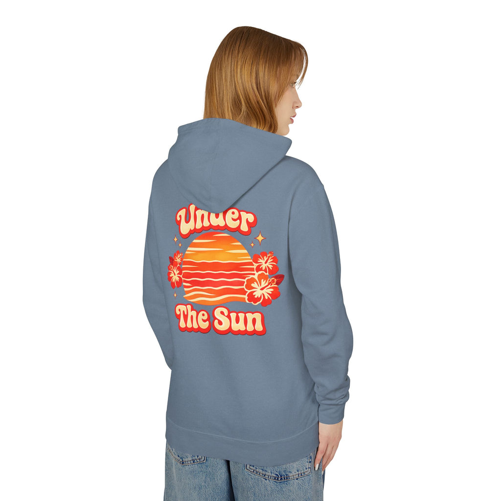Under The Sun Hoodie Sun Set Red Style