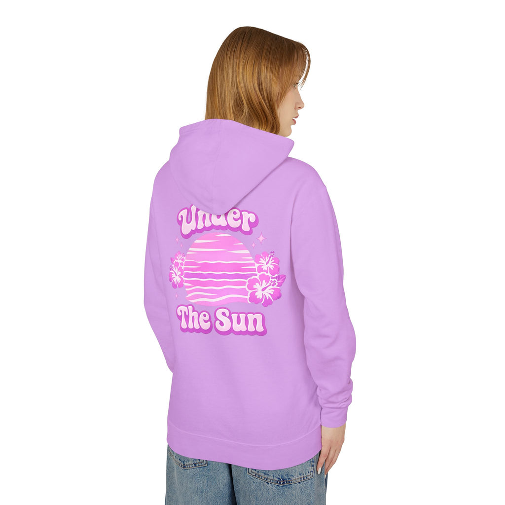 Under The Sun Hoodie Original Palm Pink Style