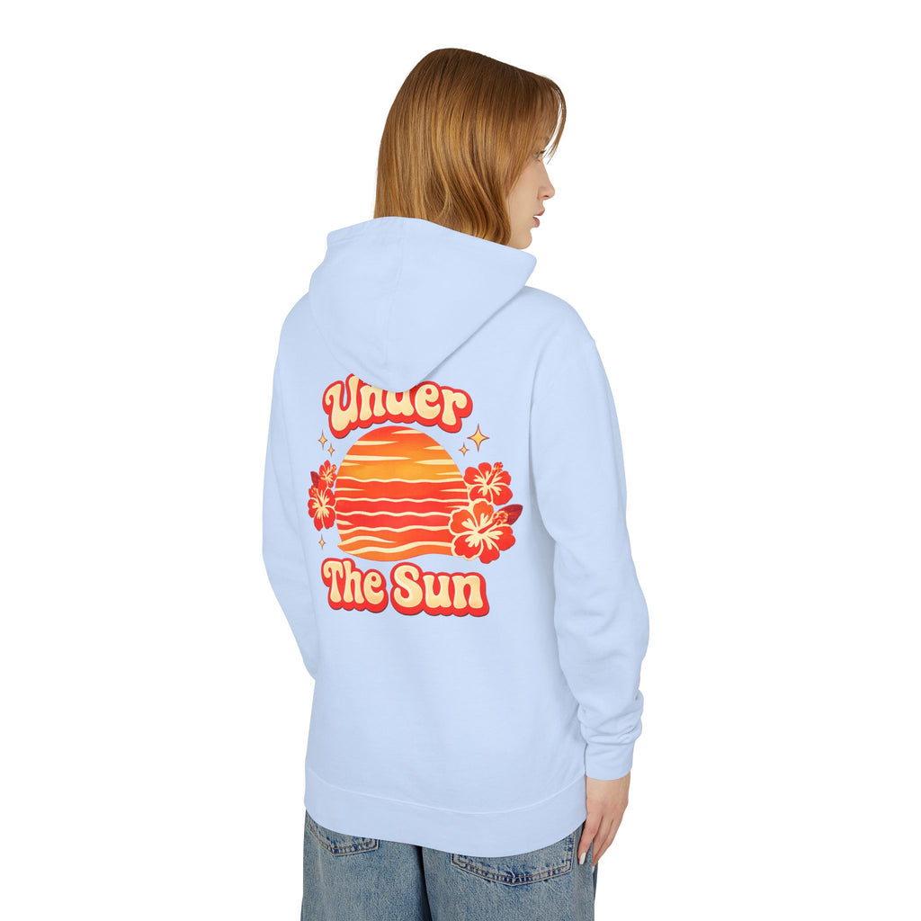 Under The Sun Hoodie Sun Set Red Style