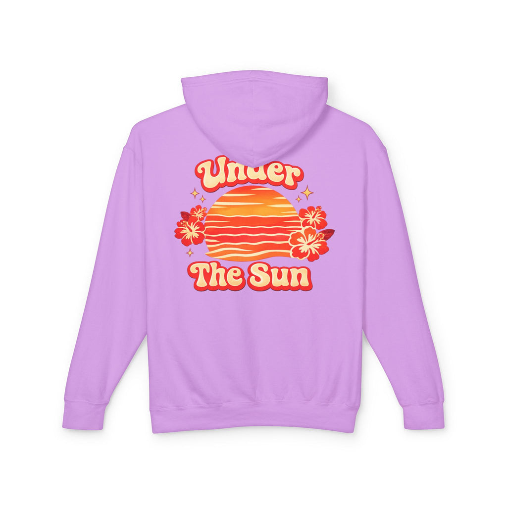 Under The Sun Hoodie Sun Set Red Style