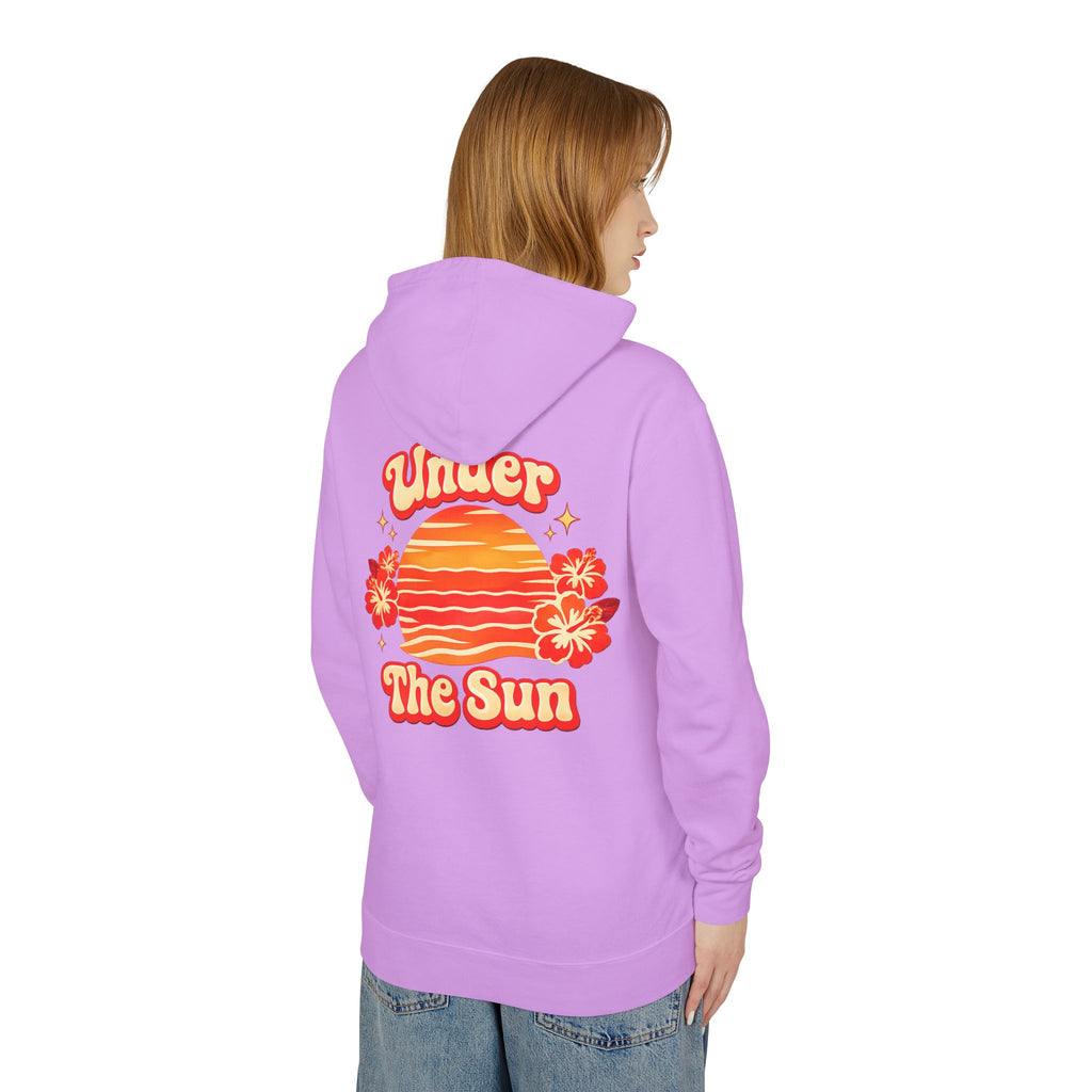 Under The Sun Hoodie Sun Set Red Style