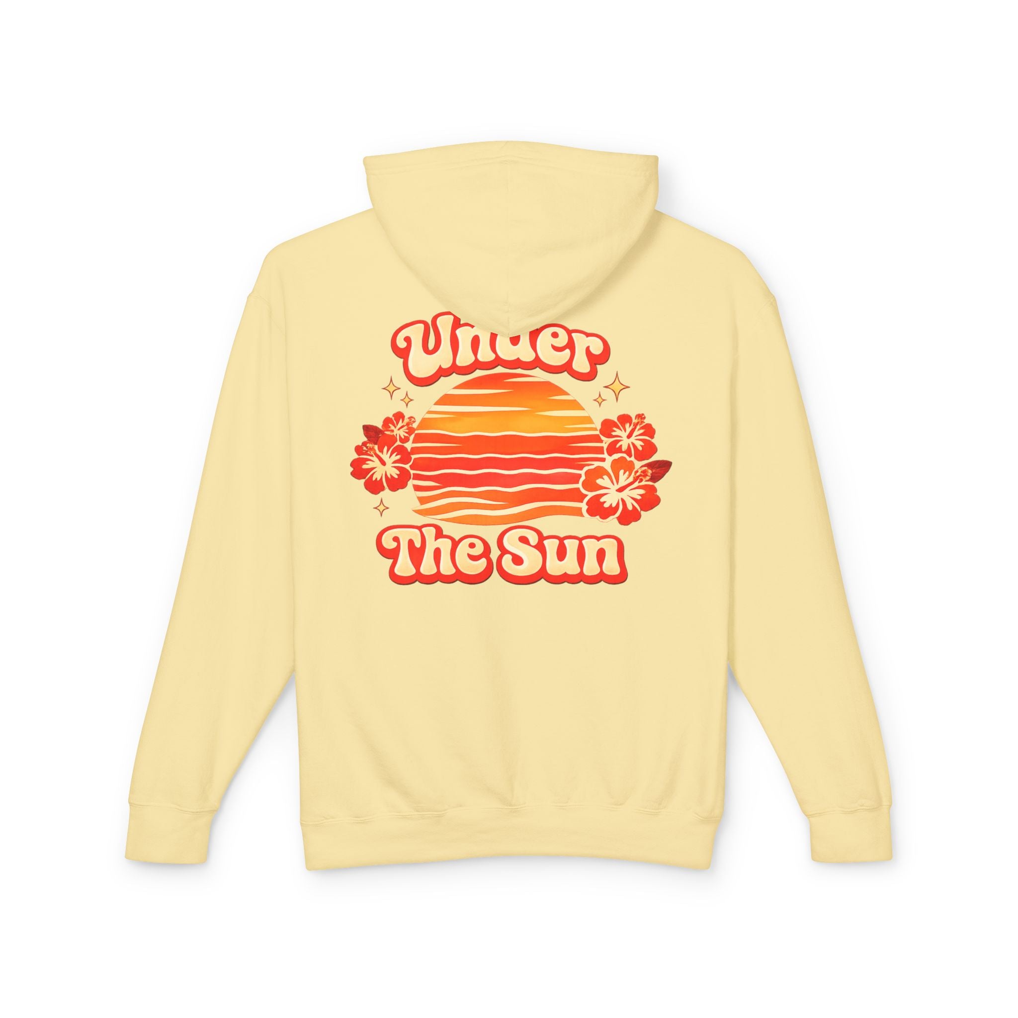 Under The Sun Hoodie Sun Set Red Style