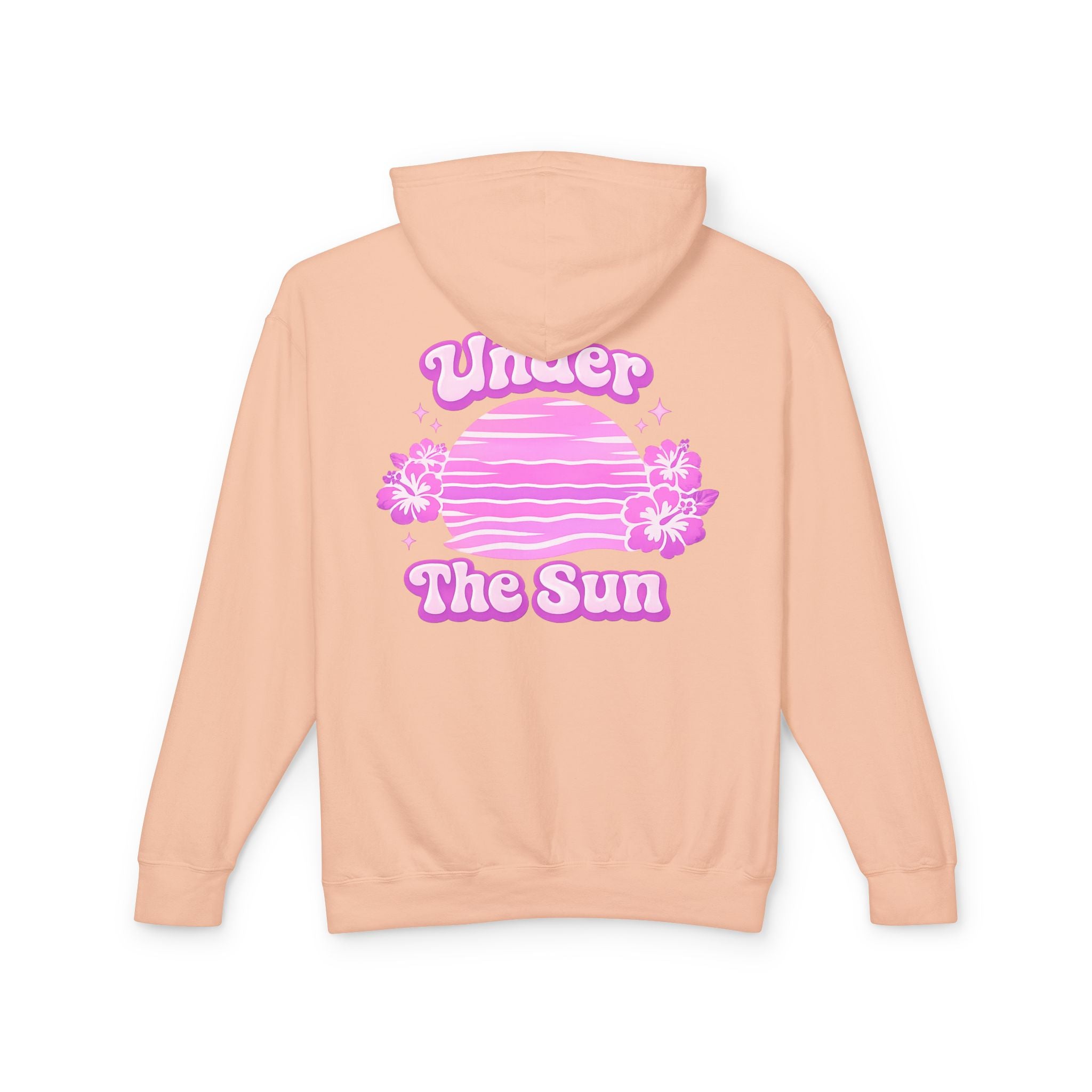 Under The Sun Hoodie Original Palm Pink Style