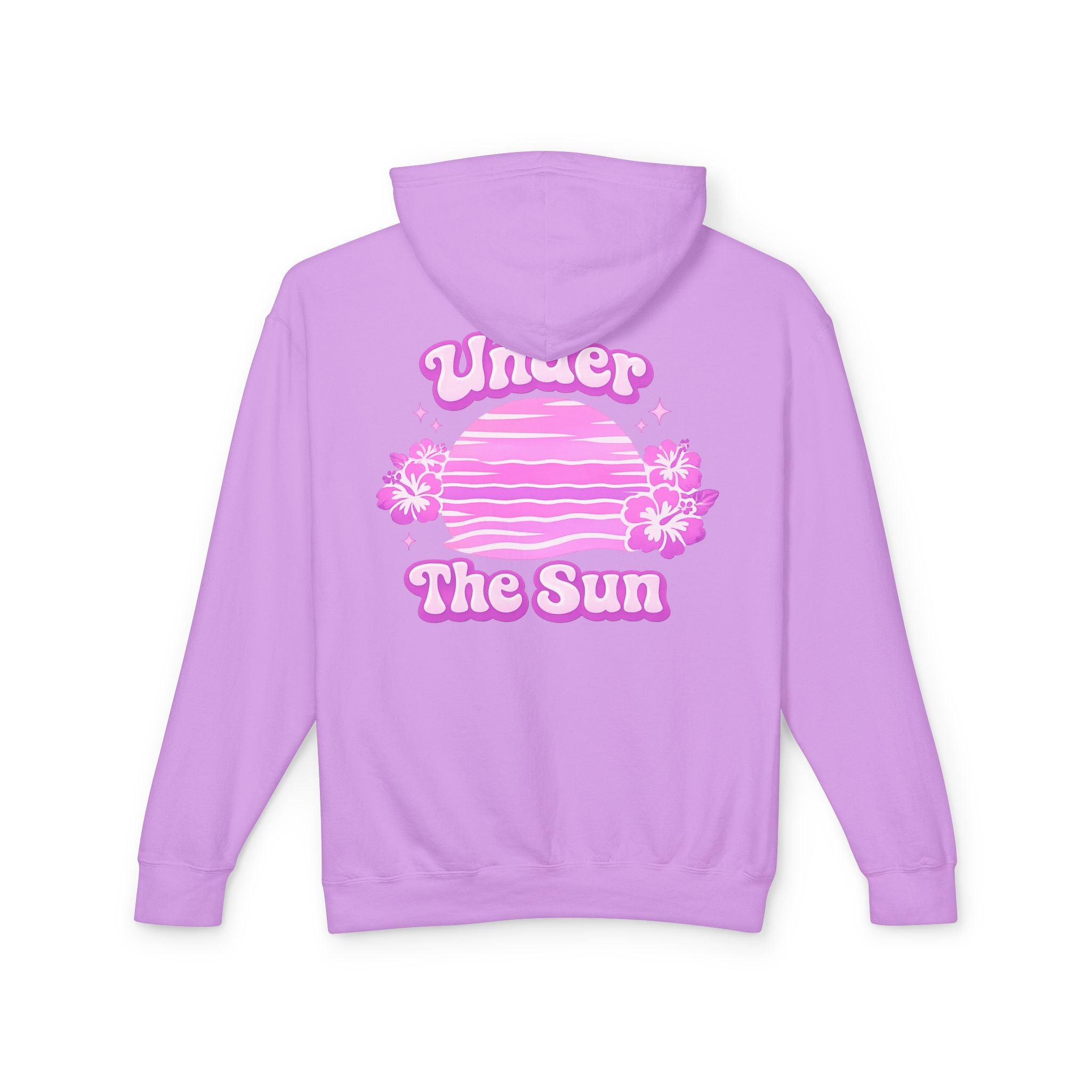 Under The Sun Hoodie Original Palm Pink Style