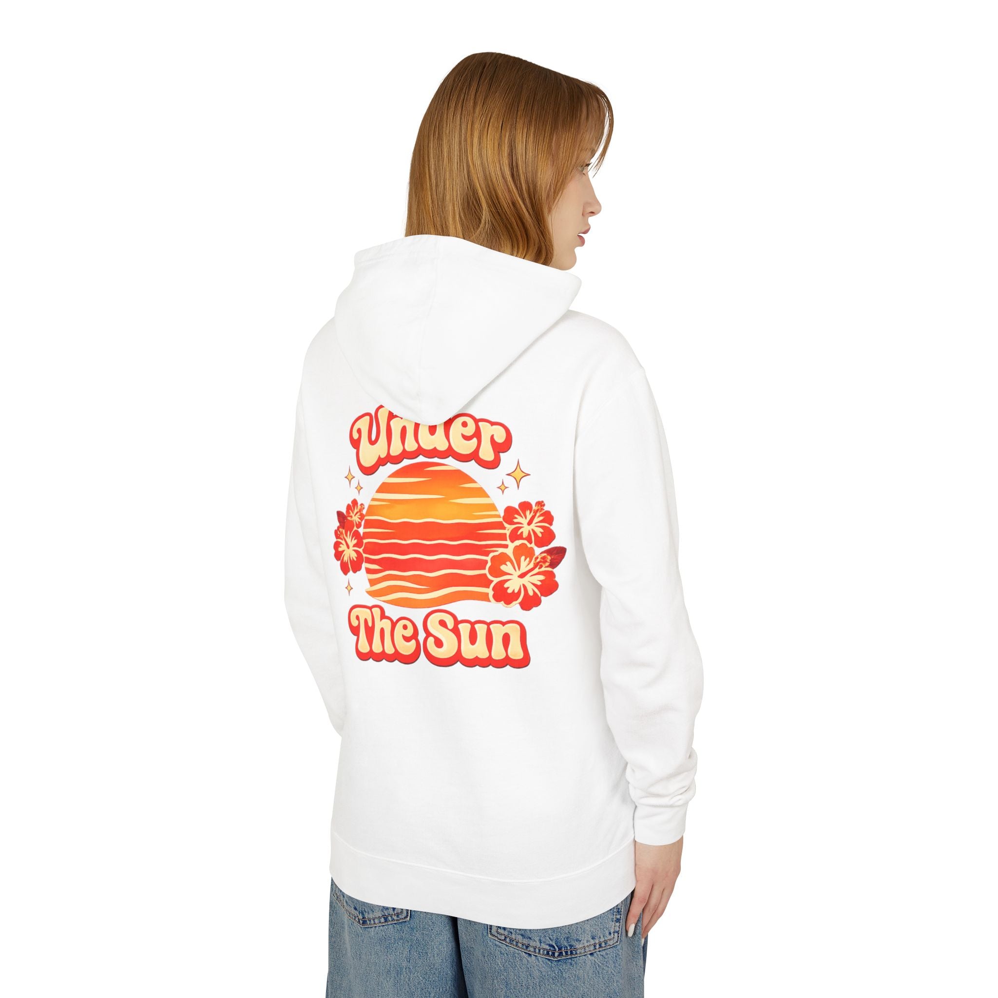 Under The Sun Hoodie Sun Set Red Style