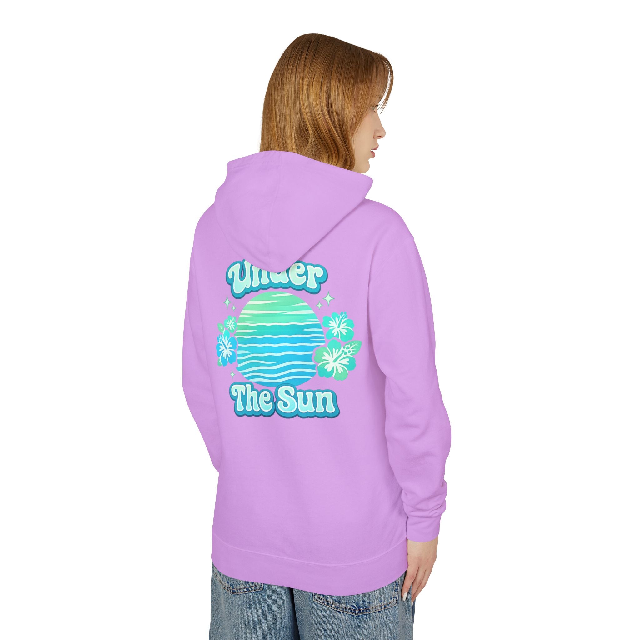 Under The Sun Hoodie Original Seafoam Teal Style