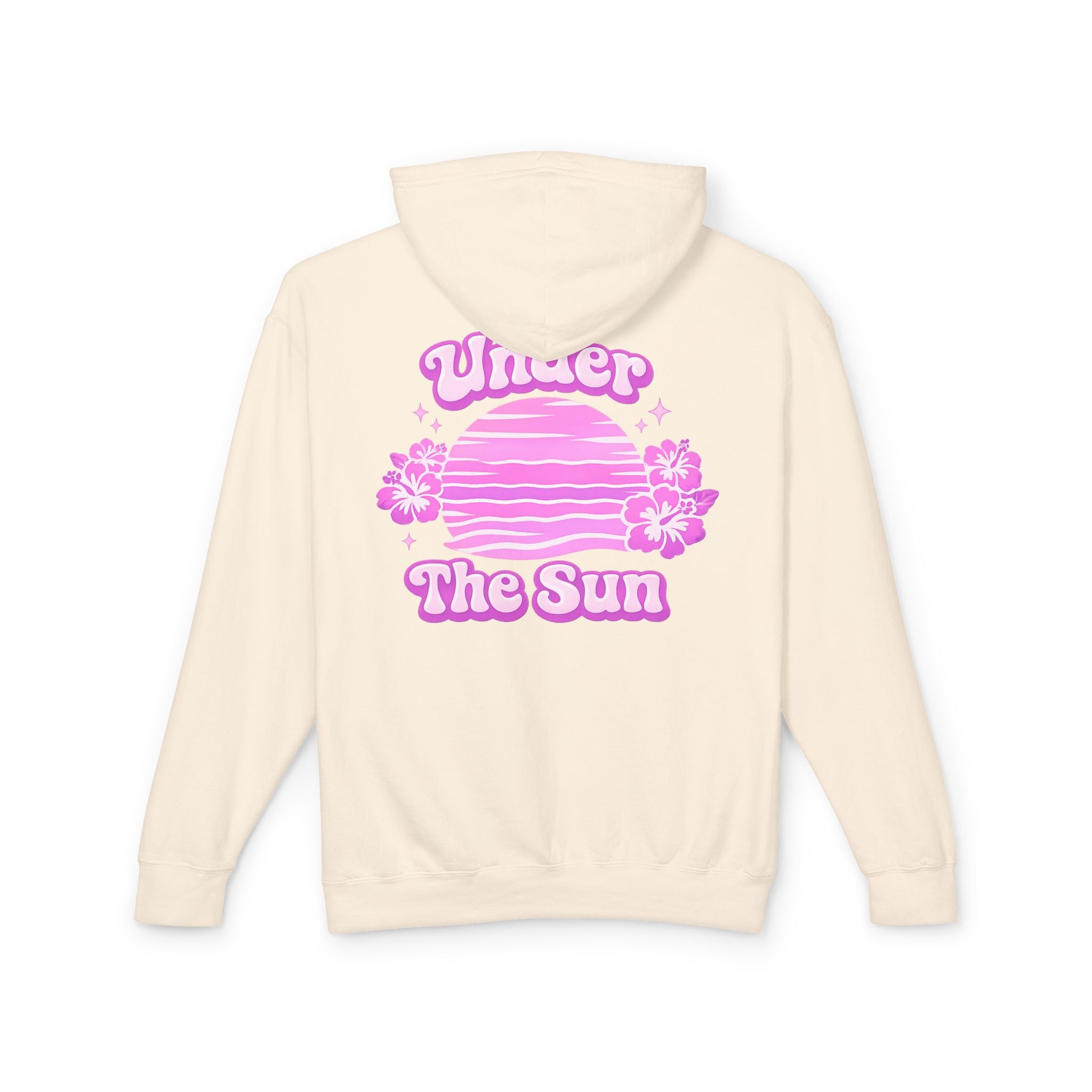Under The Sun Hoodie Original Palm Pink Style