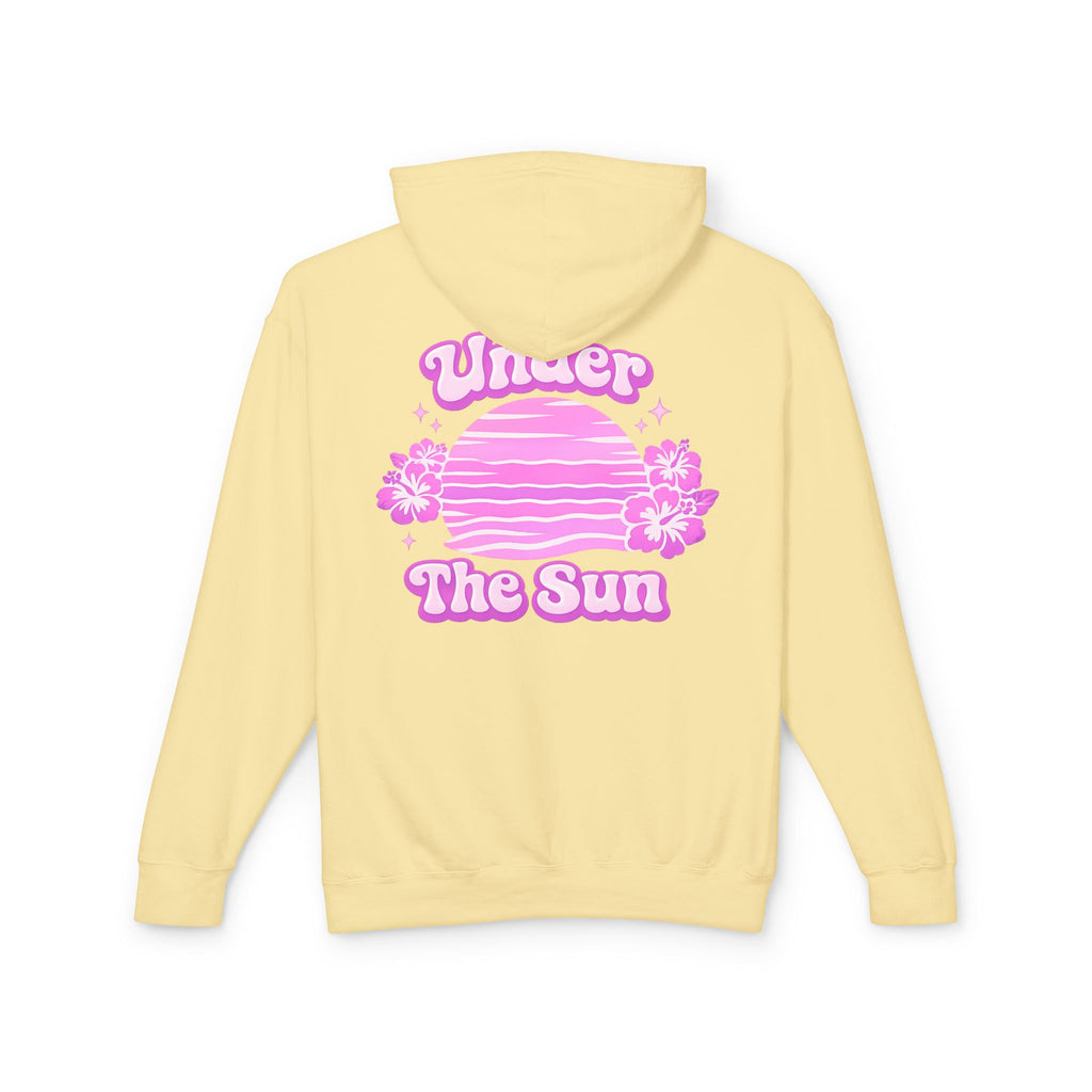 Under The Sun Hoodie Original Palm Pink Style