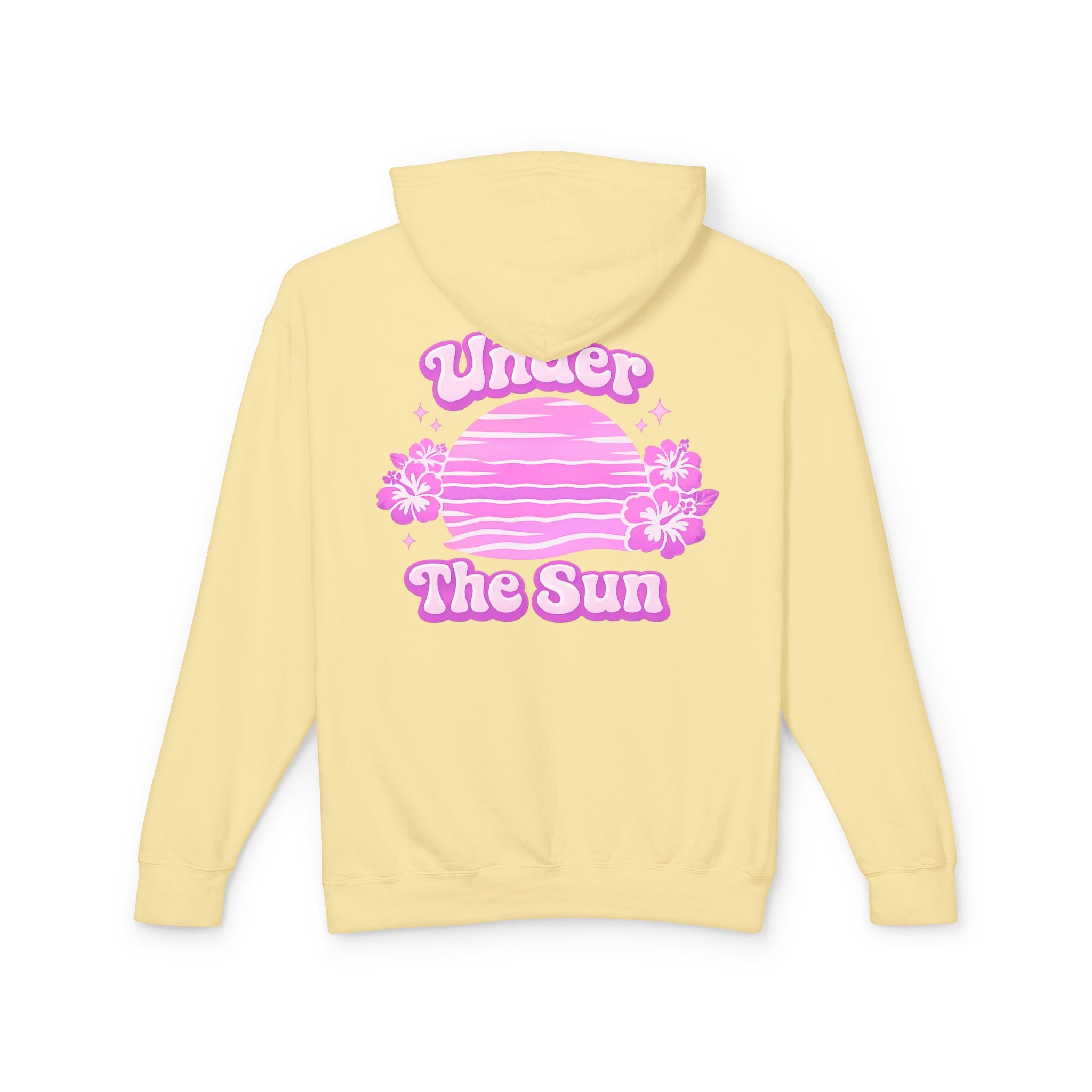 Under The Sun Hoodie Original Palm Pink Style