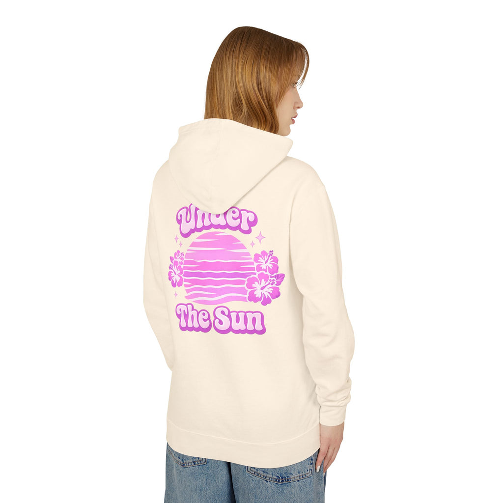 Under The Sun Hoodie Original Palm Pink Style